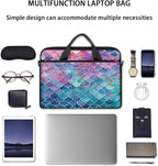 Laptop Shoulder Bag for Women Men, Waterproof Computer Case Messenger Bag Briefcase for Business Office Travel