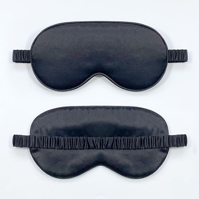 10 Pack Sleep Mask,Silk Eye Mask,for Night Sleeping,Office, Travel,Party Games,Suitablefor Men/Women (Black)