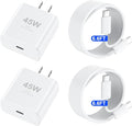 Phone 17 16 Pro Max Charger Fast Charging, 45W USB C Phone 17 16 Super Fast Charger Block with 6.6ft Long Type C Charging Cable Cord for i.Phone 17 Pro Max/17 Pro/17 Air/17/16/16Pro/16 ProMax-White