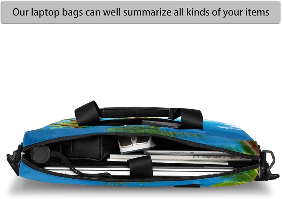 Cute Laptop Shoulder Bag for Women Men, Computer Laptop Bag Laptop Sleeve Case Laptop Satchel Briefcase Carrying Bag QA-1