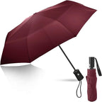 Travel Compact Umbrella, Folding Travel Umbrella for Rain and Shine Small, Windproof Automatic Open/Close, Portable Umbrellas