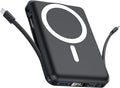 for Magsafe Power Bank, 10000mAh Magnetic Power Bank with USB-C Cable and PD 20W USB C Fast Charging LED Display, Wireless Portable Charger for iPhone 17/16/15/14/13/12/Pro/Pro Max