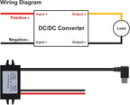 2pcs DC 12V to 5V USB C Buck Converter 3A 15W Type-C Right Angle Step-Down Converter Voltage Regulator Car Power Converter Adapter Waterproof