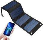 USB Solar Charging Panel - Camping Solar Panel Charger, Travel Solars Bank with USB Output | Compact Solars Charger, Outdoor Hiking Stellar Charging Device for Picnic, Backpacking, Fishing Trips