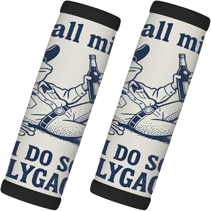2 Pack Luggage Handle Wrap with Travel Tags - Non-Slip Protective Cover Soft Handle Grips Covers for Suitcase(Funny Frog Lollygagging)