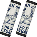2 Pack Luggage Handle Wrap with Travel Tags - Non-Slip Protective Cover Soft Handle Grips Covers for Suitcase(Funny Frog Lollygagging)