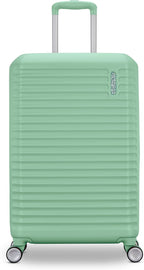 American Tourister Stratum 3.0 Medium 24-Inch Spinner, Airline Approved, Durable Hardside Luggage, Expands 1.5", RightHeight™ Adjustable Handle, Surrel Green