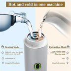 Portable Coffee Maker Espresso Machine for Camping Travel Nano Home Office Gym Car Coffee Maker, Self Heating & USB-C Rechargable