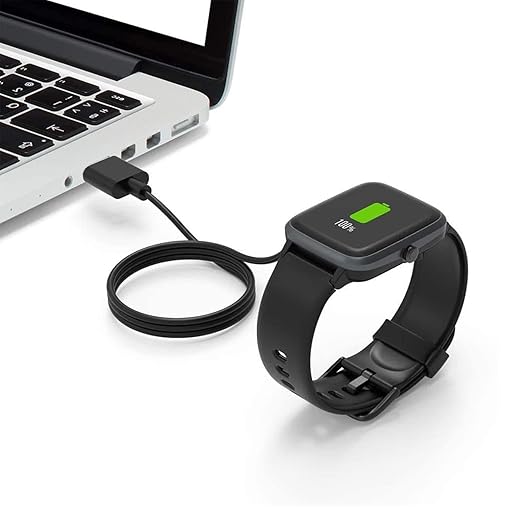 VeryFit Smartwatch Charger, Fit for ID208, GTX20, IDW13/15/16/17, IDW19/20/25/26/28 and More, Replacement Magnetic USB Cable for Fast and Easy Charging, 3.3 ft, (ID-Cable)
