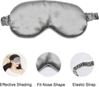 LERSVICVIL Sleep Mask 4 Pack Silk Eye Cover Soft Satin Blindfold Elastic Strap Night Eyeshade Travel Nap for Women Men