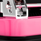 Flatbed cart Folding Pink Lightweight Platform Truck with 4" Rubber Casters Utility Push Carts for Luggage Moving