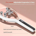 Doge&Vollar Facial Massager Face and Neck | Shaper & Slimmer for Women | Korean Skin Care | Lymphatic Contour Face Brush Face Roller Lymphatic Drainage | Rechargeable for Home & Travel Use