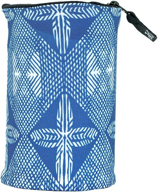 Travel Wrist Wallet Pouch With Zipper Pocket For Cash, Cards, Money. Made For Travel, Running, Walking & Hiking - Maui Blue/Black