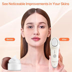 TOUCHBeauty Face Massager Hot and Cold, 42℃/6℃ Vibration Device for Smoother Tighter Face, Portable Facial Lifting Tool for Women, Perfert for Travel, Home