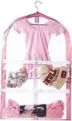 Waterproof Hanging Garment Bag,35 Inch Garment Bags For Hanging Clothes,Garment Bags For Travel Storage,Kids Garment Bag with Full Zipper for Dance Costumes,Sports,Skating,Theatre,Beauty Pageants