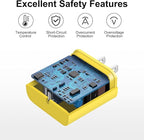 iPhone 17 16 15 Charger Fast Charging 10FT - 20W USB C Charger Block with 10FT Type C to C Cable Compatible with iPhone 17/17 Pro/17 Pro Max/Air/16/16e/15, iPad Pro, iPad Air (Yellow)