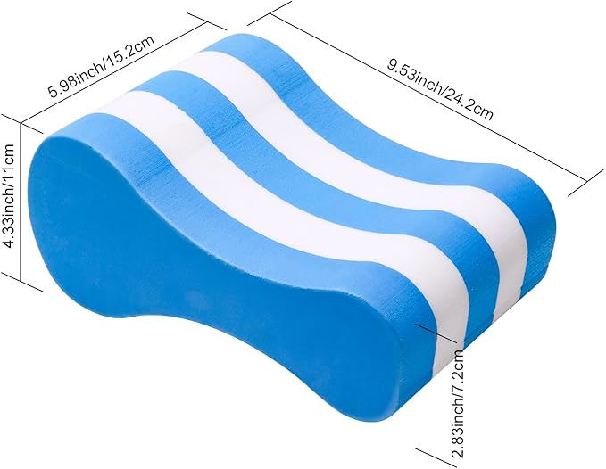 Swimming Pull Float, Soft Swimming Float Kickboard, EVA 5-Layer Pull Buoy Leg Float, Pool Training Aid, Legs and HIPS Support for Adults, Kids, and Beginners