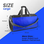 C&F BOGMOST Travel Duffel Bag Large Foldable Waterproof Gym Bag for Gym Beach Swim Bag Men Women Duffle Bag Lightweight Oxford Cloth Sports Bag -Blue