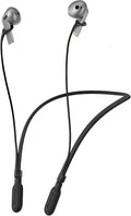 HALLJOY for Galaxy Buds 4/4 Pro/Buds 3/3 Pro Strap Neckband, Anti-Lost Accessories, Support Volume Control, Ergonomic Design, Fit Airpods Pro 3/2/1, Airpods 4, 3, 2, 1, Black Band/Black Tip