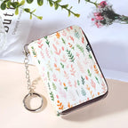 FurArt Zipper Wallet Women, RFID Blocking Credit Card Wallet, Business Card Holder, Compact Size KeyChain Wallet