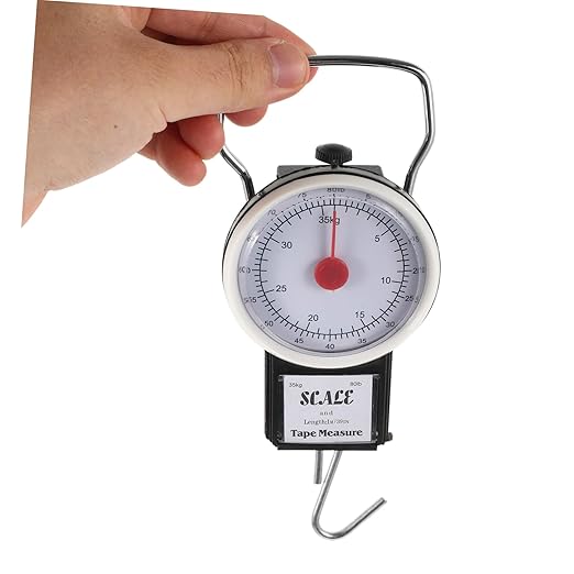 35kg Portable Handheld Luggage Scale Compact Travel Weight Scale for Suitcases and Bags Accurate Measurement up for Travelers and Outdoor Use