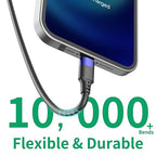 1ft Multipack Short iPhone Charger Cable for iPhone 14 13 12, Bulk Short USB A to USB C Cable 12 inch for Charging Station Compatible with iPhone 15 Samsung Galaxy S20 S10 Note 20 10, 10 Pack Mixed