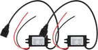 Weewooday 2 Pieces 12v to 5v Dc Converter Buck Module USB Output Power Adapter Dc Car Power Converter Regulator