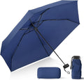 Compact Travel Umbrella with Case - Mini Umbrella for Purse, Small Lightweight &Tiny Design Perfect for Parasol Outdoor Sun&Rain Umbrellas