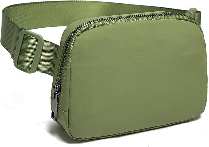Belt Bag for Women Fanny Pack Crossbody Bags for Women Fashion Waist Packs with Adjustable Strap Gifts for Women Men (Olive)