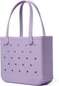BOGG BAG Medium Tote – 15” x 12.5” x 5” – Durable, Washable, Tip-proof – Beach, Pool, Boat, Work, Sports (I Lilac You a Lot)