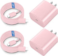 USB-C Super Fast Charger 45Watt Type C Android Phone Charging Block with 10FT Cable for Samsung Galaxy S26 S25 S24 S23 Ultra/S26 S25 S24 S23 S22 S21 S20/Note 10/20-Pink