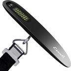 Escali Velo Slimline Portable Travel Luggage Scale with 110 lb Capacity, Black