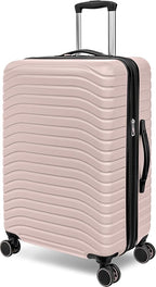 Everest Expandable Hardsided Spinner (Pink, 3 Piece Set (28", 24", 20"))