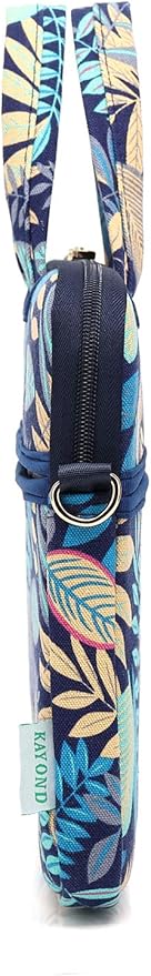 kayond Forest Series Bule Patten Waterproof Laptop Shoulder Messenger Bag Case Sleeve for 12 Inch 13.3 Inch Laptop