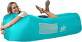 WEKAPO Inflatable Couch Air Lounger Chair - Camping & Beach Accessories, Portable Blow up Sofa for Hiking, Lawn, Indoor/Outdoor Movies & Music Festivals. Lightweight and Easy to Set Up Air Hammock