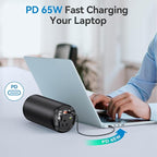 Portable Power Bank with 100W AC Outlet, 98Wh/27000mAh with 65W PD USB C, Travel Portable Battery Pack Laptop Power Bank for HP, Notebooks, MacBook1