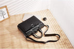 BOSTANTEN Briefcases for Men Messenger Bag Genuine Leather Laptop Bag 15.6 inch Office Work Tote for Buisness Travel