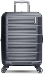 American Tourister Stratum 2.0 Carry-On Luggage, Expandable Hardshell Suitcase with Spinner Wheels, Ergonomic Handle Grip, Durable ABS Shell, Large Zipper Pulls, Max Capacity Interior - Charcoal