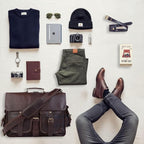URBAN DEZIRE 16 inch Leather Messenger Bag Brown Vintage Satchel Genuine Laptop Computer Office Shoulder Handmade Briefcase for Men