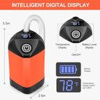 Portable Shower for Camping with 7800mAh Battery, Rechargeable Camping Shower with Intelligent LED Display, 3 Spray Modes, IPX8 Waterproof Outdoor Camp Pump for Hiking, Travel, Car, Pet