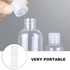 ORFOFE 6pcs 120ml Flip-top Refillable Travel Bottles, Empty Shampoo and Toiletries Containers for Bathroom and Cosmetic Use
