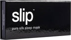 slip Pure Silk Sleep Mask - 100% Mulberry Silk, Ultra Soft & Comfortable, Blocks Light for Restful Sleep| Adjustable Strap for Perfect Fit, Gentle on Skin & Hair (Black - 1 Count Pack of 1)