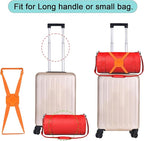 Luggage Straps Bag Bungees for Add a Bag Easy to Travel Suitcase Elastic Strap Belt (Blue, M-Blue)