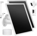 Solar Panel Charger for Ring Camera, Compatible with Ri ng Stick Up Cam, Stick Up Cam Pro, Ring Spotlight Cam Plus/Pro, 6W5V 13ft Charging Cable (White-2Pack)