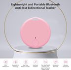 Aircawin Mini GPS Tracker C, Key Item Finder Locator,No Monthly Fee App for iOS/Android 2023 Latest,Portable Anti-Lost Bluetooth Tag Item Tracker for Luggages/Kids/Pets/Phone/Wallet/Bag-1Pcs-Pink