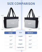 Wandering Nature Puffer Tote Bag with Cup Holder & Laptop Compartment & Trolley Sleeve for Travel, Work, Nurse, Women