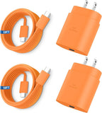 Super Fast Charger Type C, 25W USB C Wall Charger Fast Charging for Samsung Galaxy S26 Ultra/S26/S26+/S25 Ultra/S25/24 Ultra/S24/S23 Ultra/S22 Ultra with 10FT Long Android Type C Charger Cable 2Pack