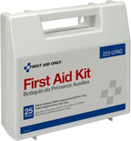 First Aid Only 223-U OSHA-Compliant First Aid Kit, All-Purpose 25-Person Emergency Kit for Business, Worksite, Home, and Vehicle, 106 Pieces (Pack of 2)