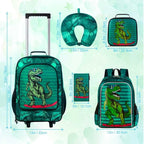 Kids Suitcase with Wheels for Girls and Boys, Rolling Carry on Luggage for Toddler Children