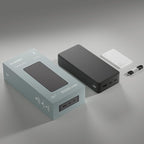 Clemm Portable Charger Quick Charging Power Bank (Graphite, 30000, Milliamp Hours)